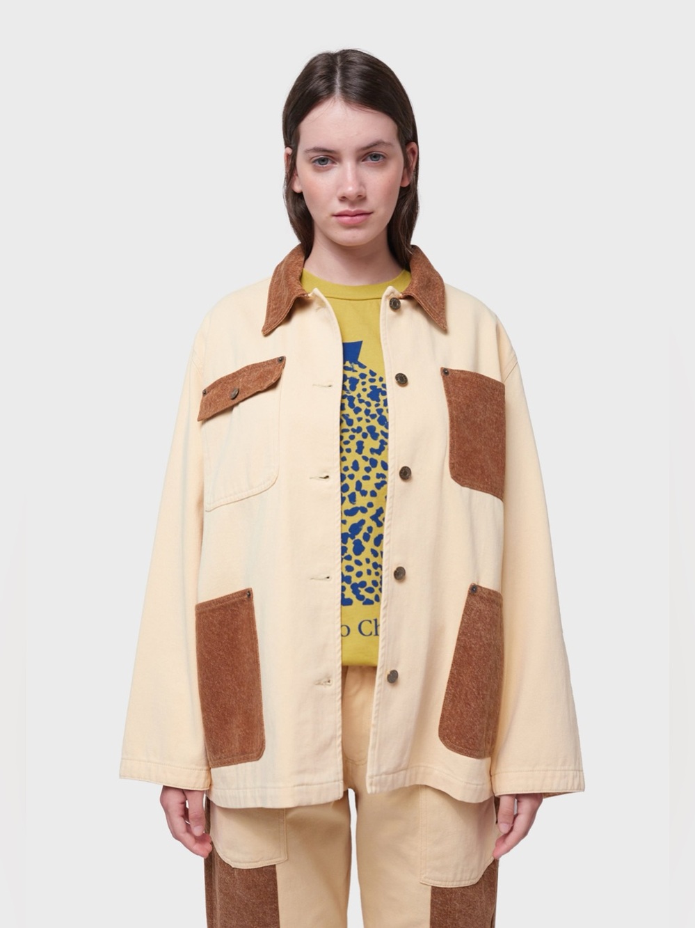 Bobo Choses Summer Jacket in Beige Size Small $210